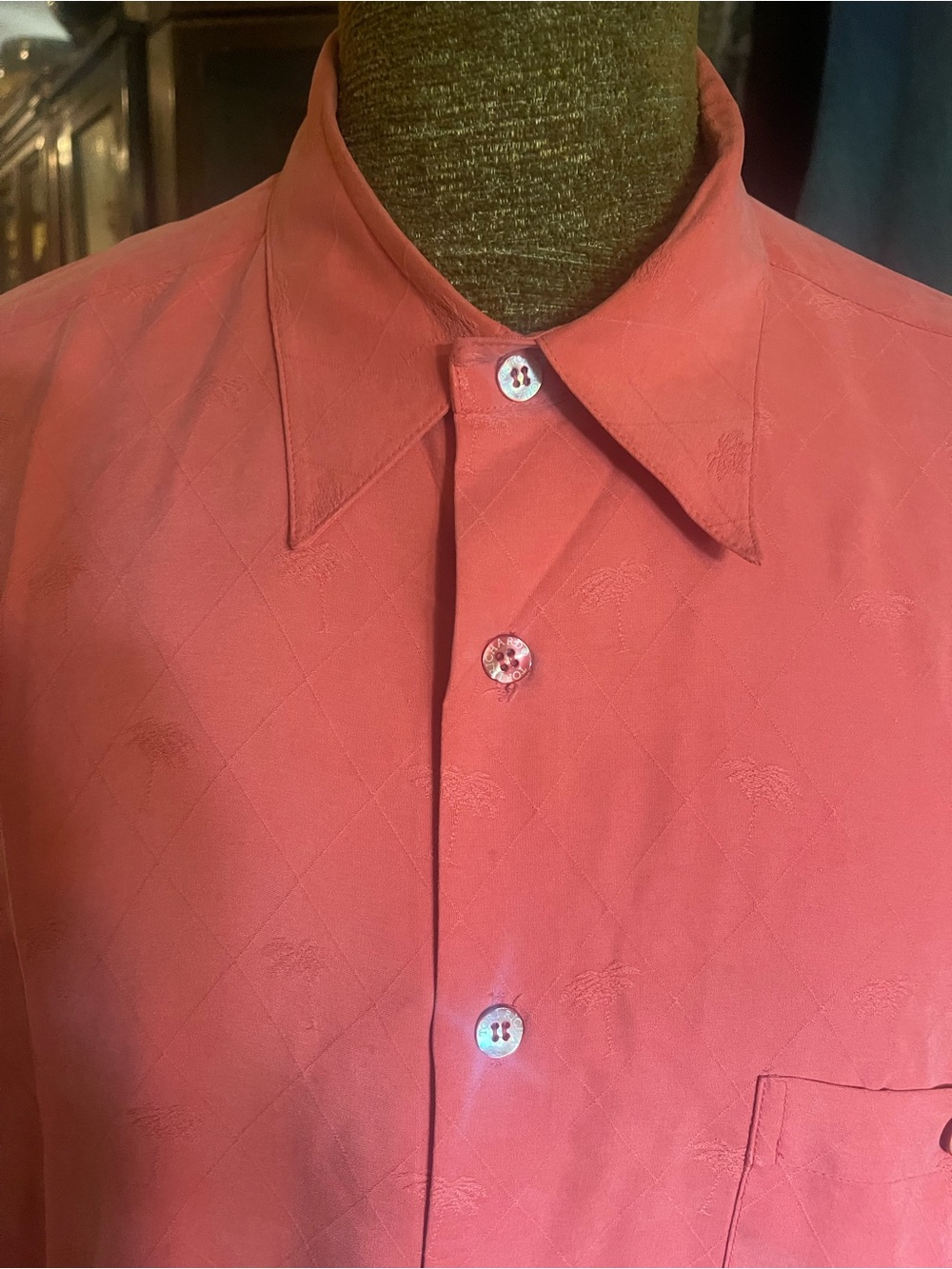 Tori Richard Coral Button-Down Shirt